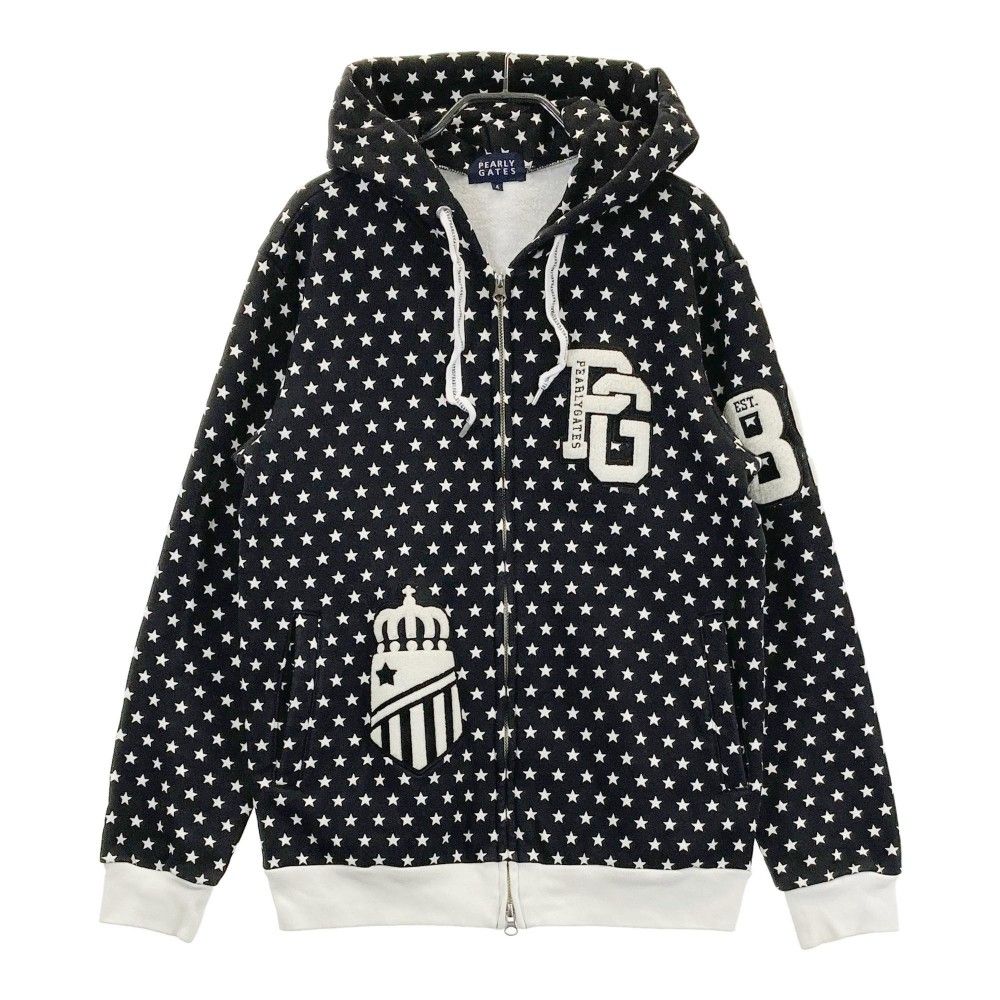 サイズ：4 PEARLY GATES パーリーゲイツ 裏起毛スウェットジップ