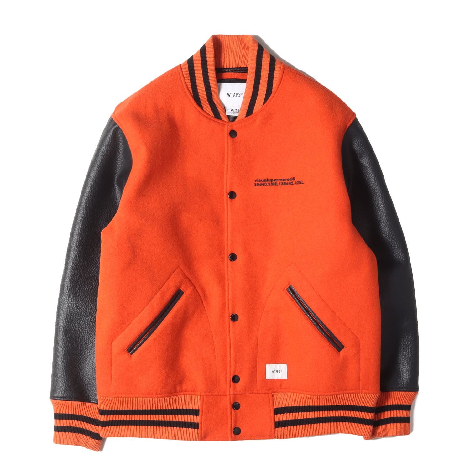 WTAPS ダブルタップス ジャケット サイズ:L / 袖フェイクレザー 