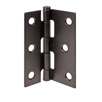 Prime-Line Products K 5039 網戸用ヒンジ スチール ブラック (2個パック)