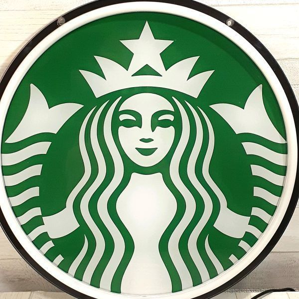 スターバックス コーヒー STARBUCKS】 スタバ ライト 新ロゴ 看板 