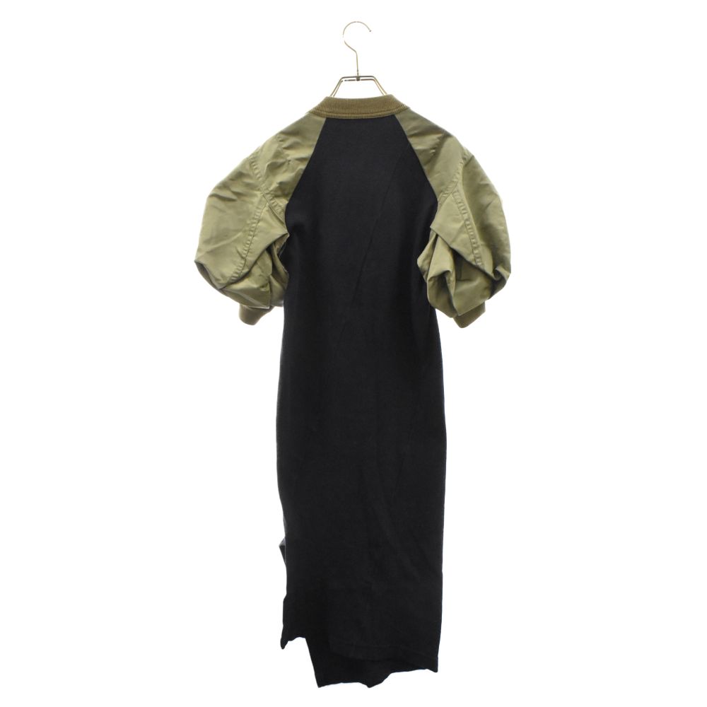 Sacai (サカイ) 22SS MA-1 ドッキング パフスリーブマキシ 半袖