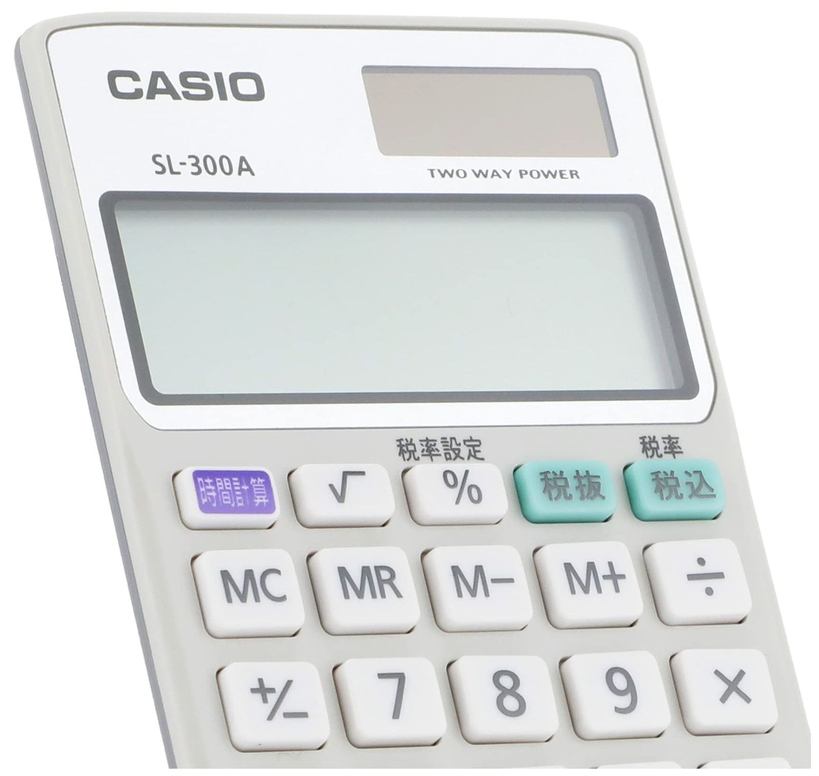売却 小型手帳タイプ SL-300A-N カシオ CASIO 小さい 8桁表示 税計算 時間計算 2電源 ソーラー 電卓