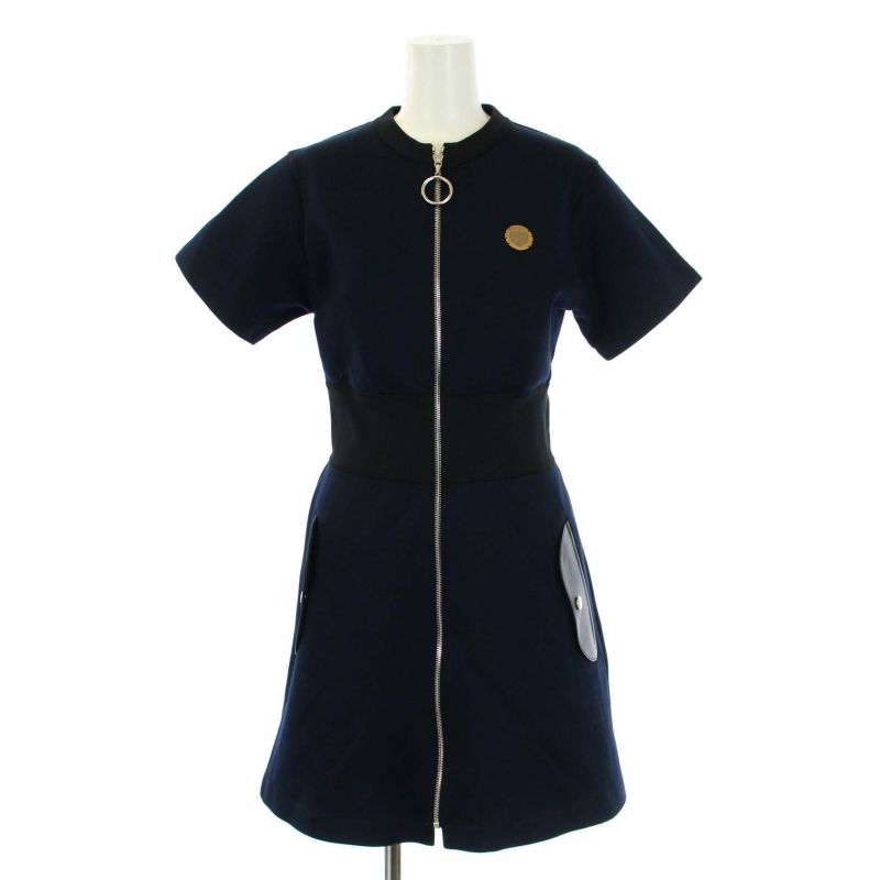 LOUIS VUITTON ネイビー ミニワンピース S