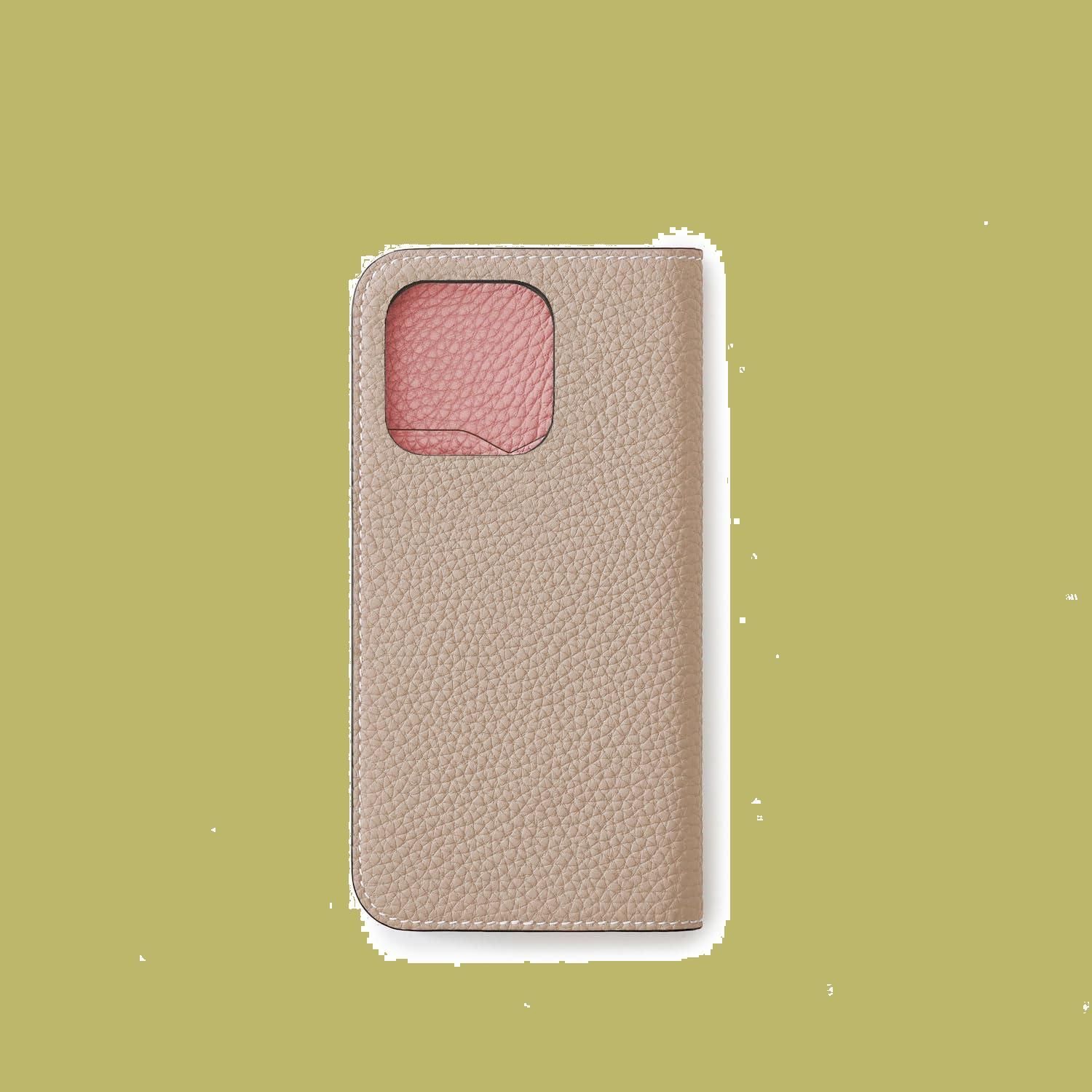 ボナベンチュラ ダイアリーケース シュリンクレザー(グレージュ