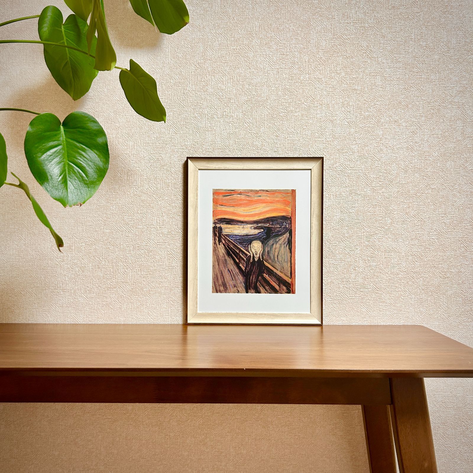 新品☆額縁付アートポスター☆ムンク☆叫び☆Edvard Munch☆The