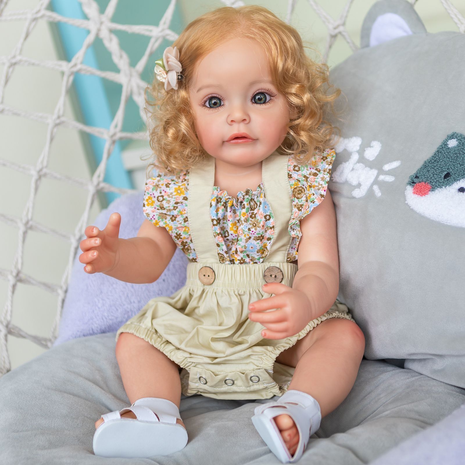 新品未使用/リアル赤ちゃん人形(Reborn Doll) 人形 赤ちゃん 人形 Reborn Doll 35*25cm 赤ちゃんリボーン