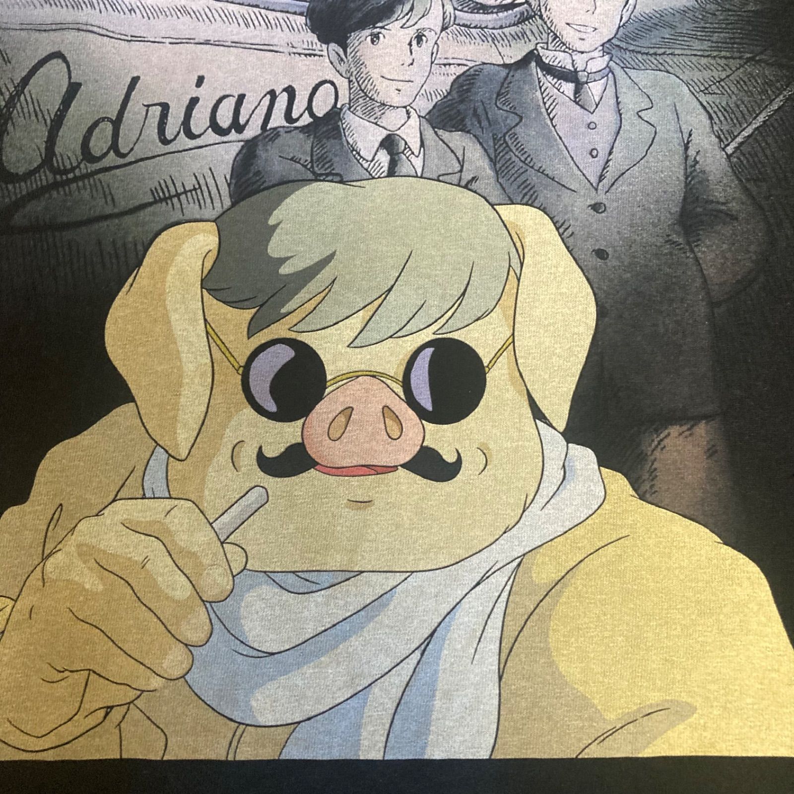 古着 希少 紅の豚 Porco Rosso スタジオジブリ STUDIO GHIBLI Tシャツ