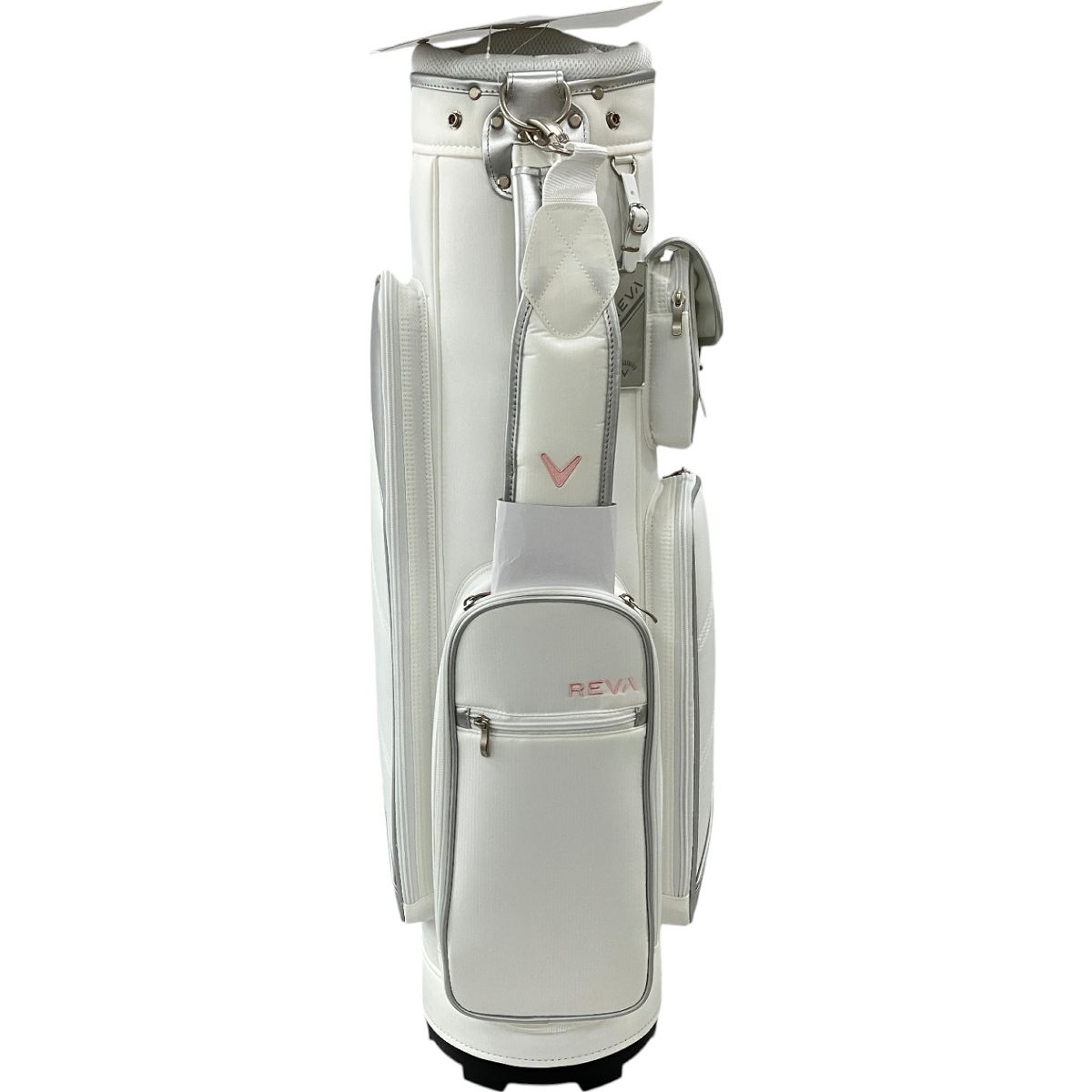 Callaway REVA ホワイト ゴルフバッグ Callaway REVA 2024年モデル ウィメンズ キャディバッグ ゴルフ