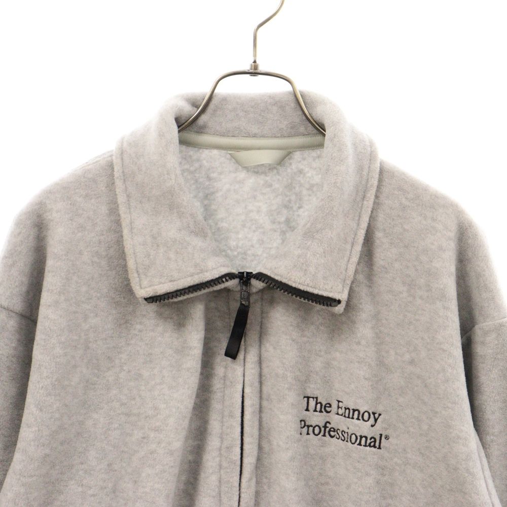ENNOY (エンノイ) 23AW CITY FLEECE シティ フリース 刺繍ロゴ ジップ 