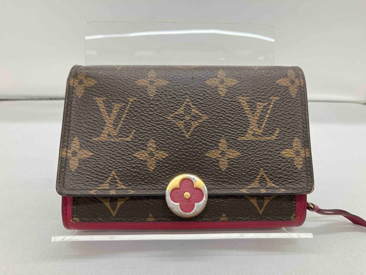 LOUIS VUITTON モノグラム ポルトフォイユ・フロール M64588 / SP1178