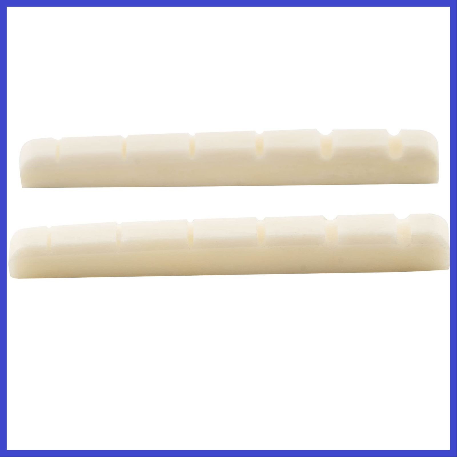 Musiclily 42mmエレキギター牛骨ナット弦溝加工済みボーンナット