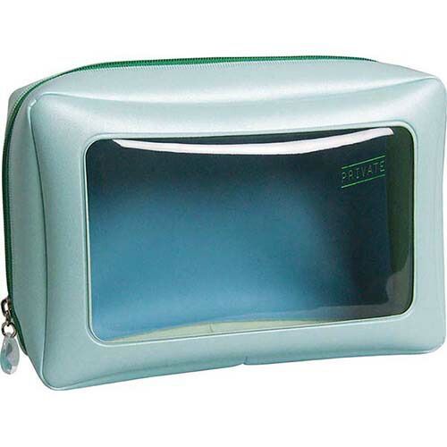 まとめ エルコミューン ポーチ PRIVATE マドポーチ Blue PRV-502 ×3セット