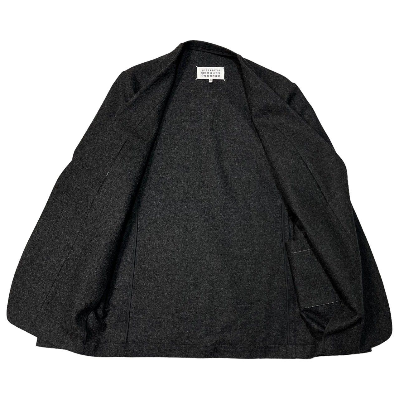 MAISON MARGIELA(メゾンマルジェラ) 19SS collarless jacket カラー 