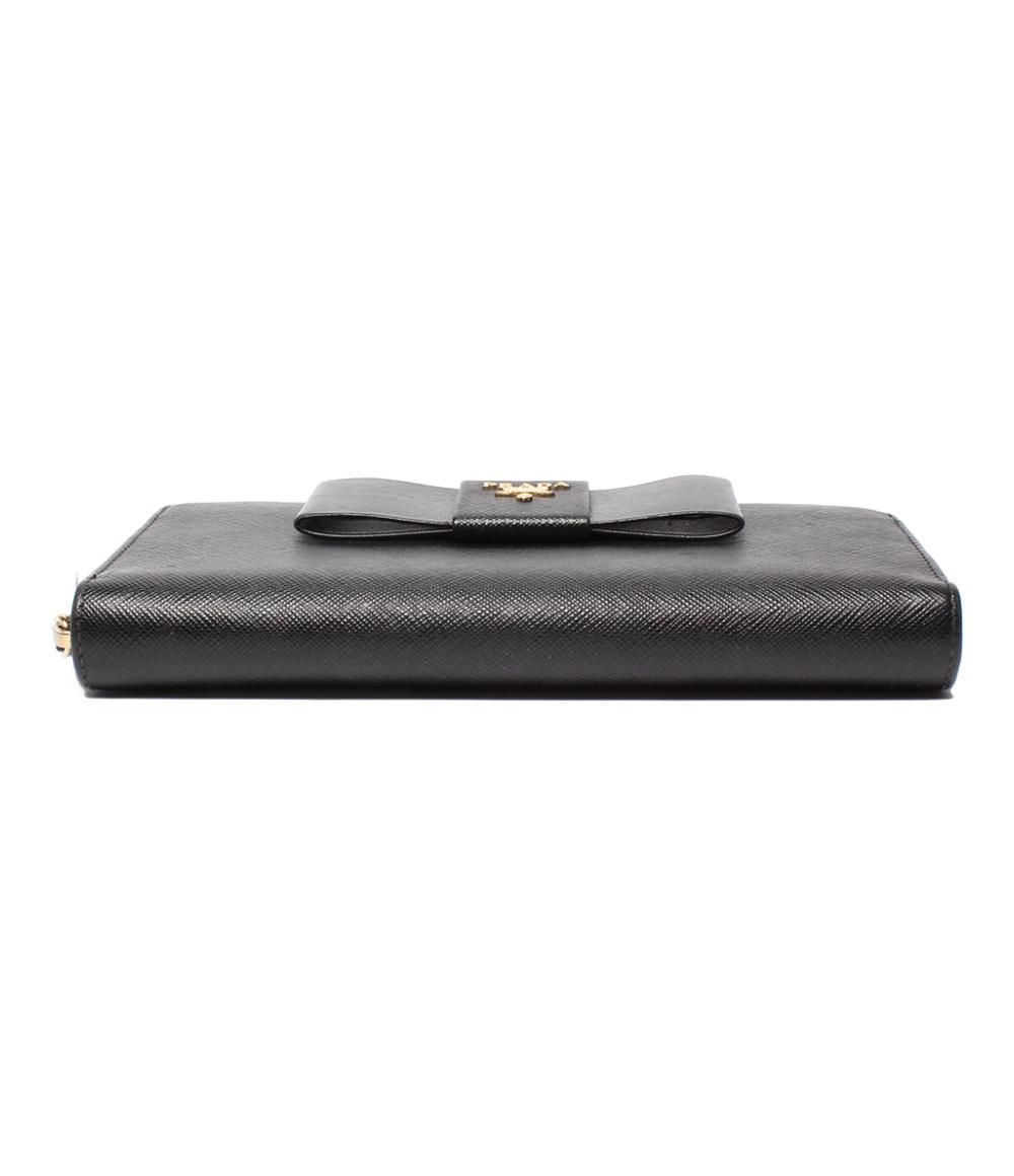 ⭐️美品⭐️PRADA プラダ レディース 財布 ラウンドファスナー PRADA プラダ ラウンドファスナー 長財布 ブラック レディース