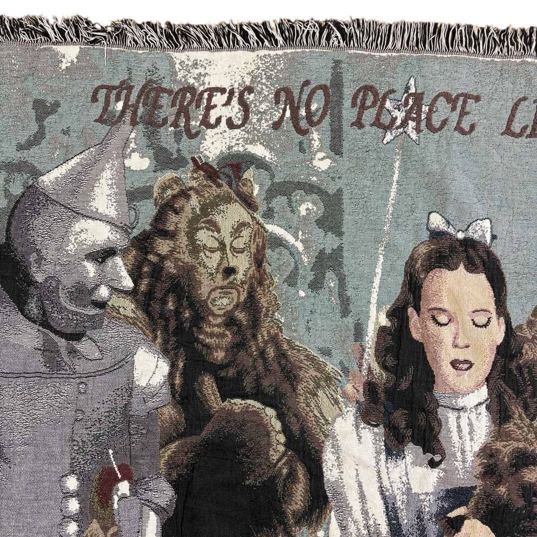 vintageラグ カーペット 90s オズの魔法使い 1664 ライオンと魔女 映画