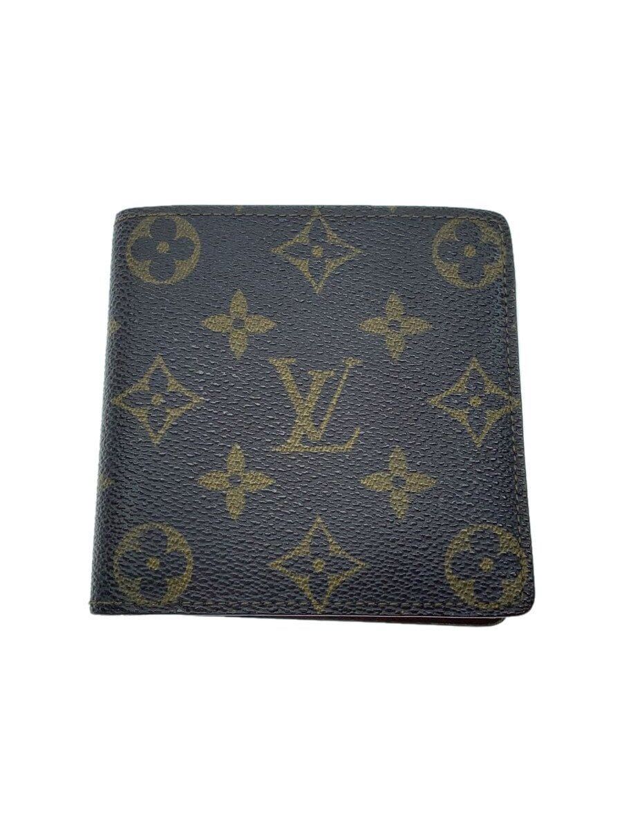 LOUIS VUITTON ポルト・ビエ・カルト・クレディ・モネ_モノグラム・キャンバス_BRW PVC ブラウン レディース - メルカリ