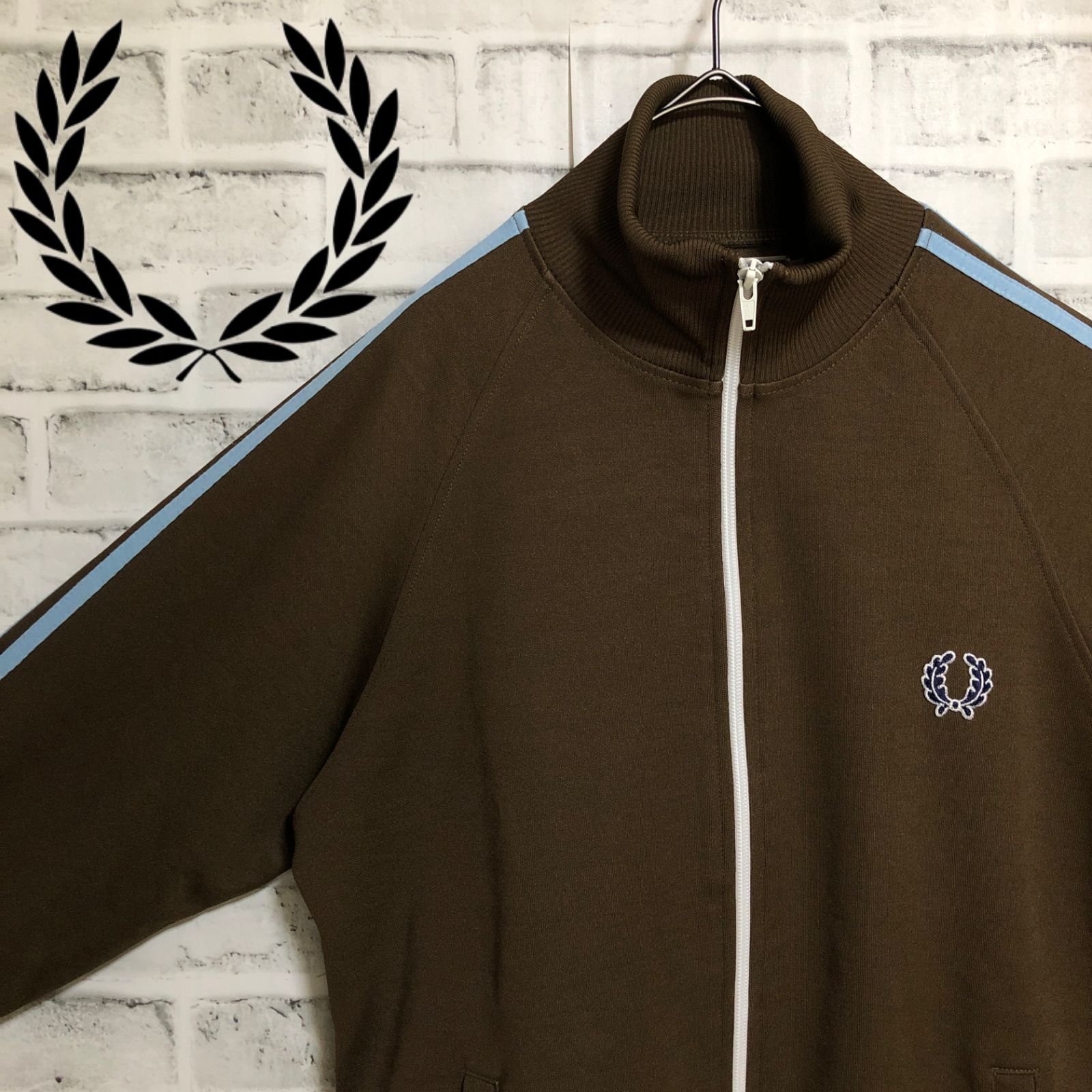 90s⭐️Fred Perry トラックジャケット/ジャージ S 刺繍月桂樹 vintage 