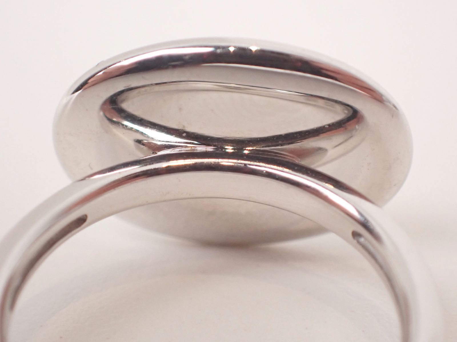 美品 カシケイリング D1.00ct K18WG 8.4g 10号 ダイヤモンド ホワイト 