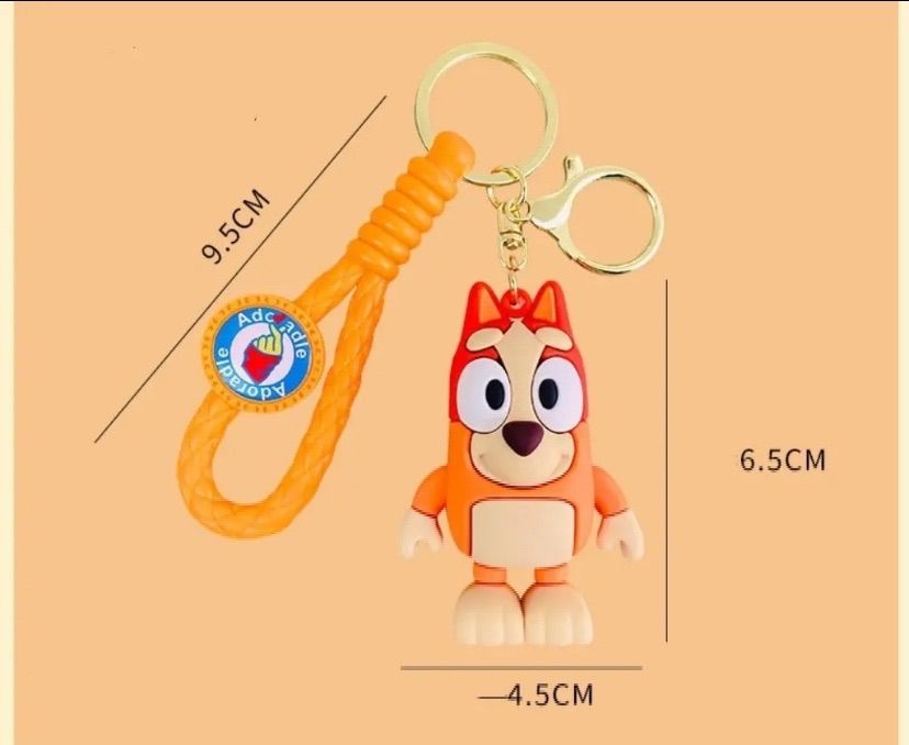 Bluey ブルーイ ビンゴ 新品 2点キーホルダー プレゼント 英語