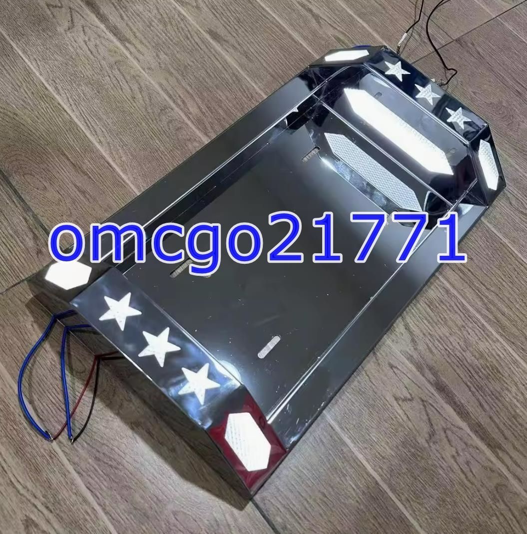 ミガキステンレスアンドンバイザー 丸棒巻き デコトラ トラック野郎