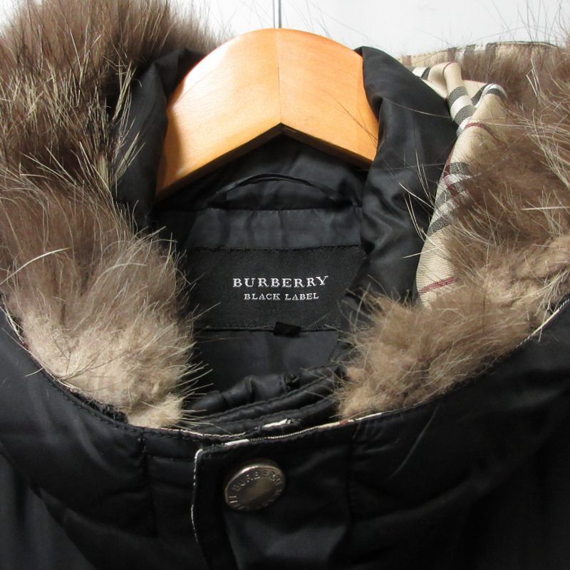 バーバリーブラックレーベル BURBERRY BLACK LABEL ダウンコート
