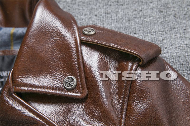 カウハイド 50'スタイル ダブルライダース レザージャケット メンズ 革