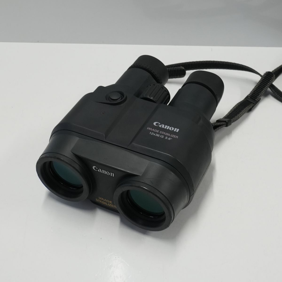 CANON 12×36 IS 5.6° IMAGE STABILIZER 双眼鏡 USED品 12倍 ポロプリズム 防振 光学式手ブレ補正 完動品 中古 CP4099