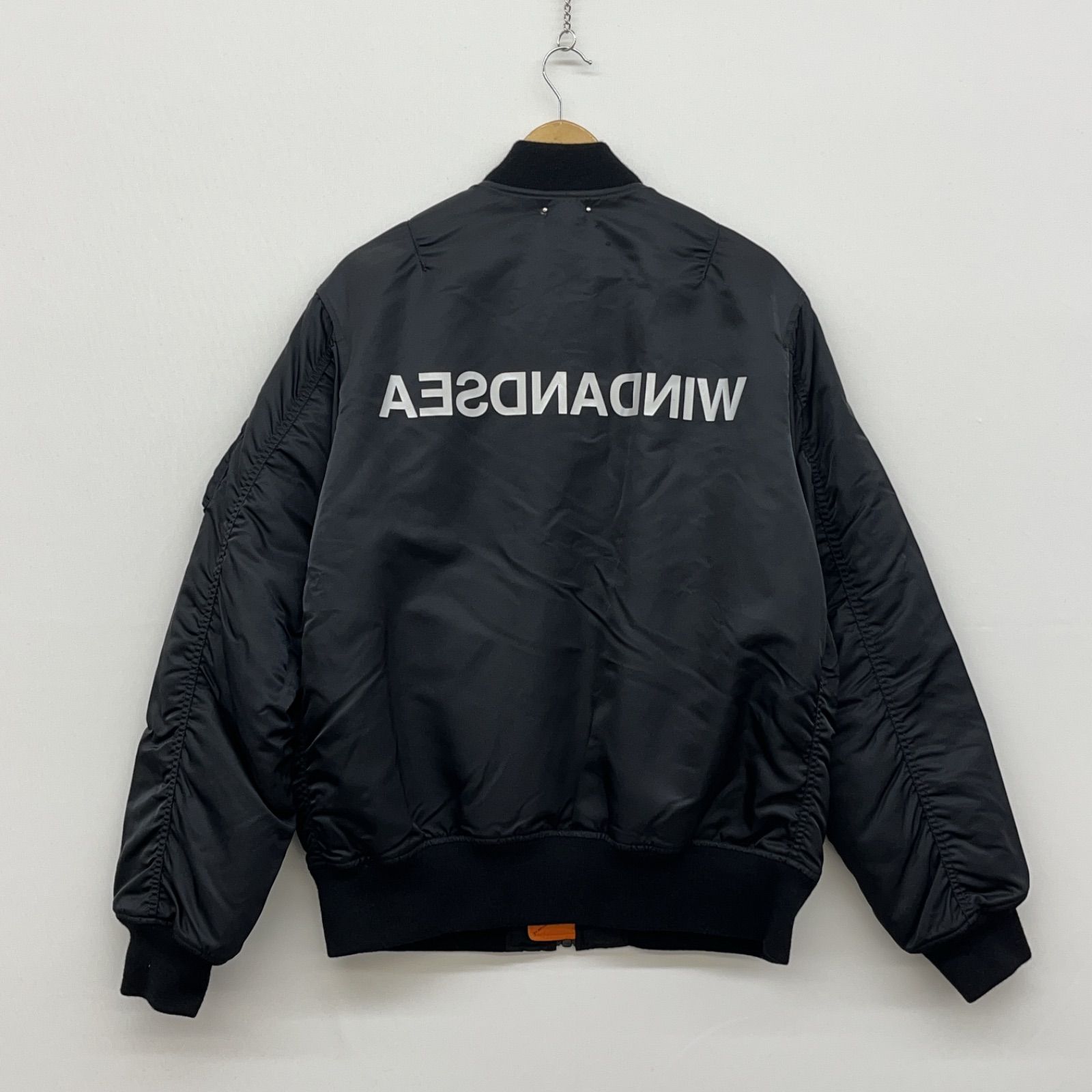 キムタク着 WIND AND SEA × MINEDENIM MA-1 Mサイズ 【公式通販】