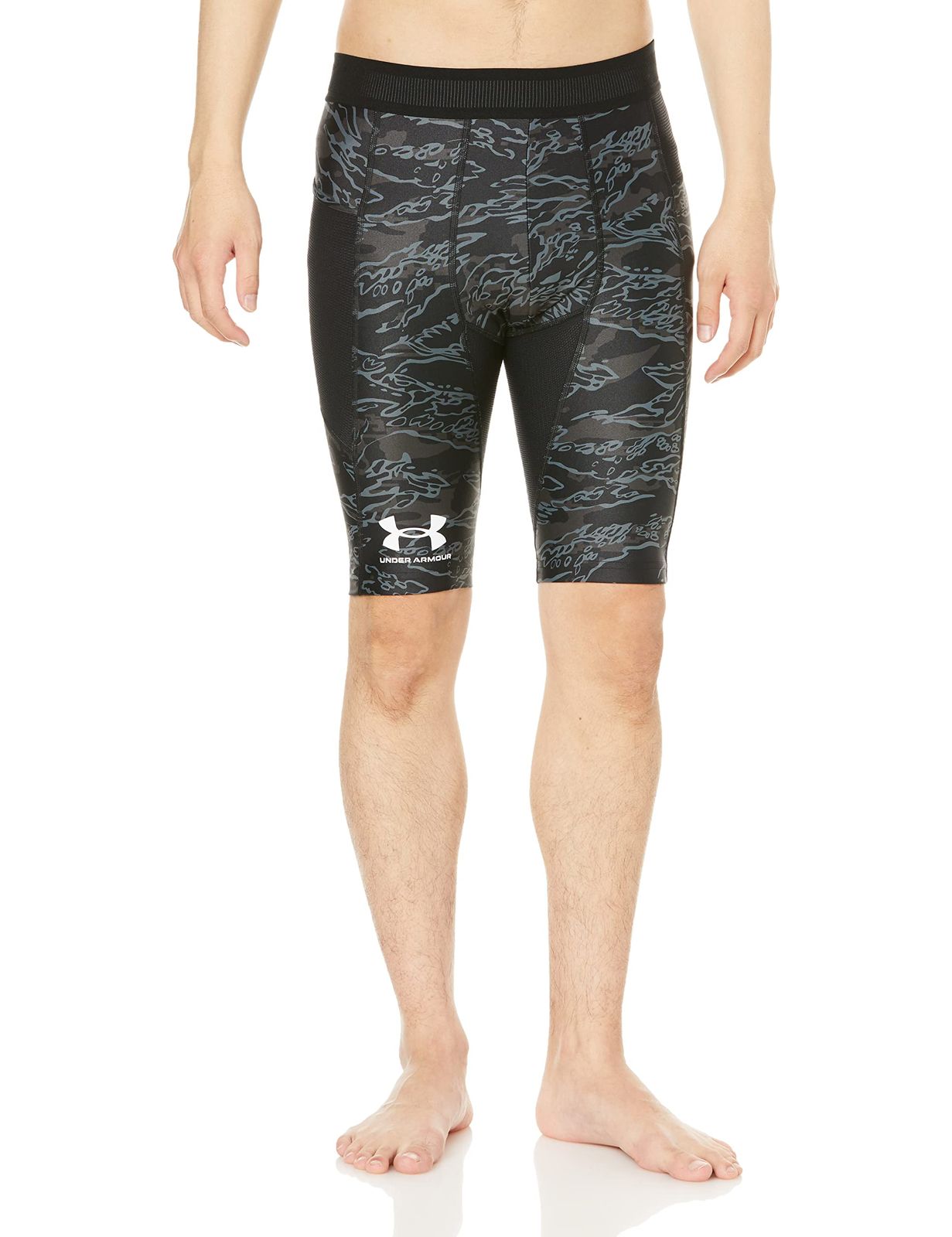 [アンダーアーマー] UA ISO-CHILL Comp SHORT Printed [Black / /] [M]