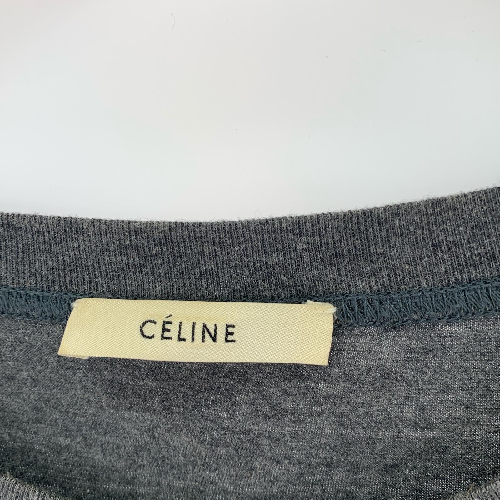 CELINE セリーヌ半袖Tシャツ sizeXS/グレー - メルカリ
