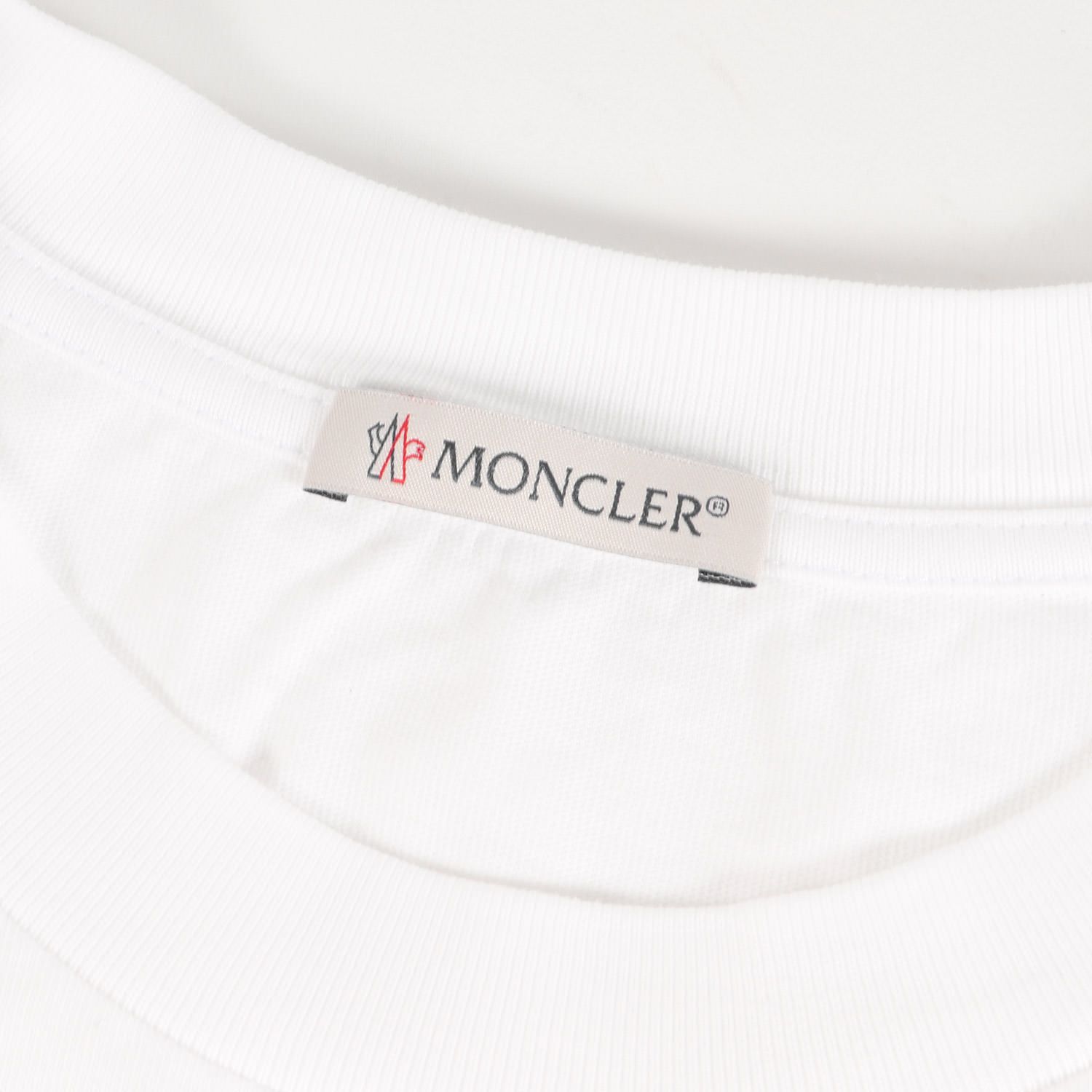 誕生日/お祝い モンクレール MONCLER ロングTシャツ サイズM ホワイト