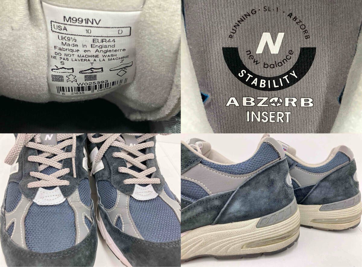 New Balance ニューバランス M991NV ネイビー サイズ9 2/1 約27.5cm 