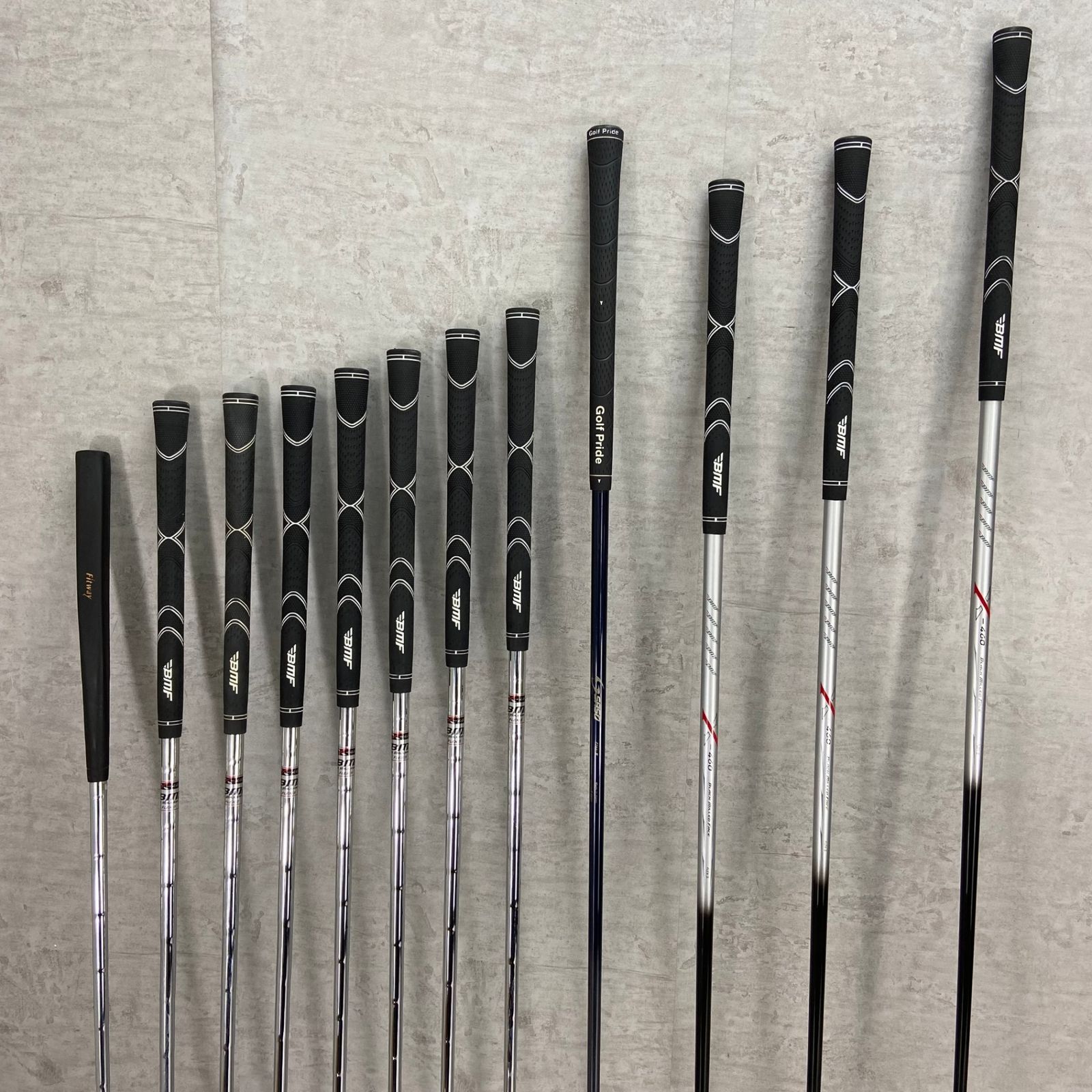 BMF　ブラックミルドフェース SASO　サソー　メンズゴルフ12本セット　S　右利き用　キャディバッグ　初心者おすすめ　入門用 BMF ブラックミルドフェース SASO サソー メンズゴルフ12本