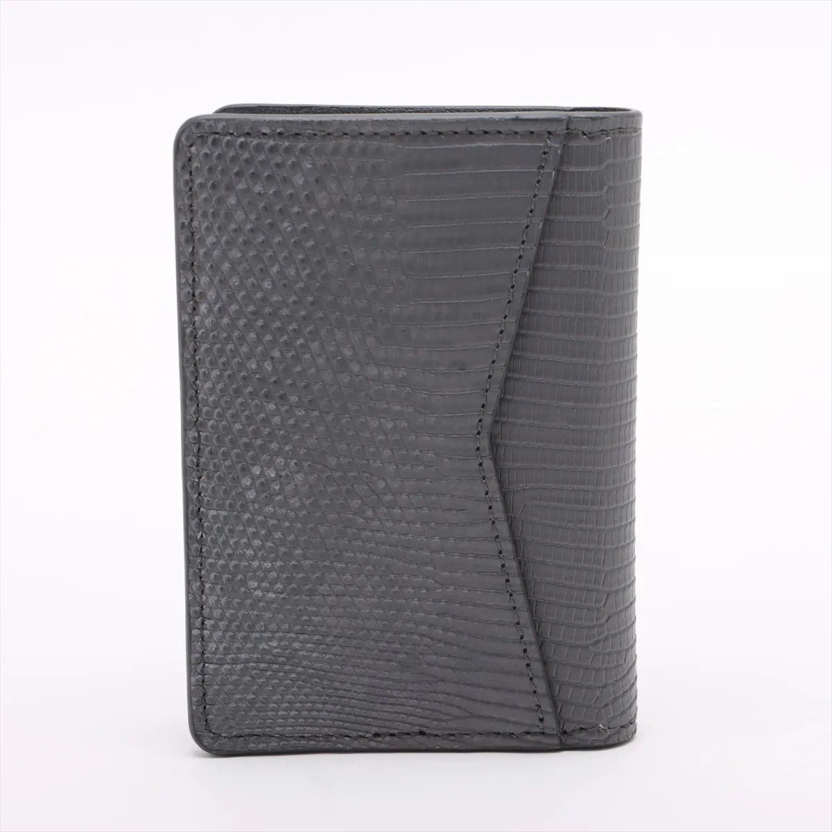 ルイヴィトン オーガナイザー ドゥ ポッシュ N 98461 リザード レザー カードケース コンパクト ウォレット メンズ EME CW 60-4