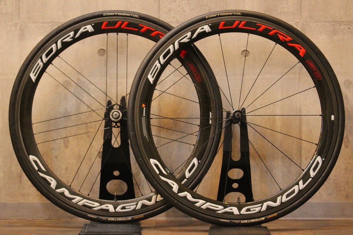 カンパニョーロ CAMPAGNOLO ボーラ BORA ULTRA 50 AC3 カーボン チューブラー シマノ 11|12S ホイールセット 外幅24.2mm 名古屋店