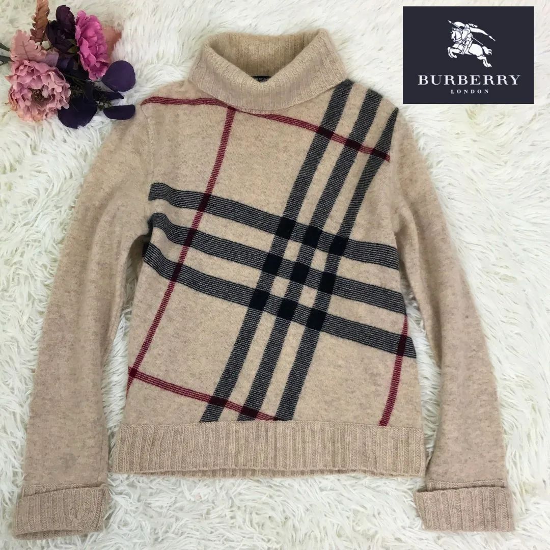 BURBERRY LONDON バーバリーロンドン ニット セーター タートルネック