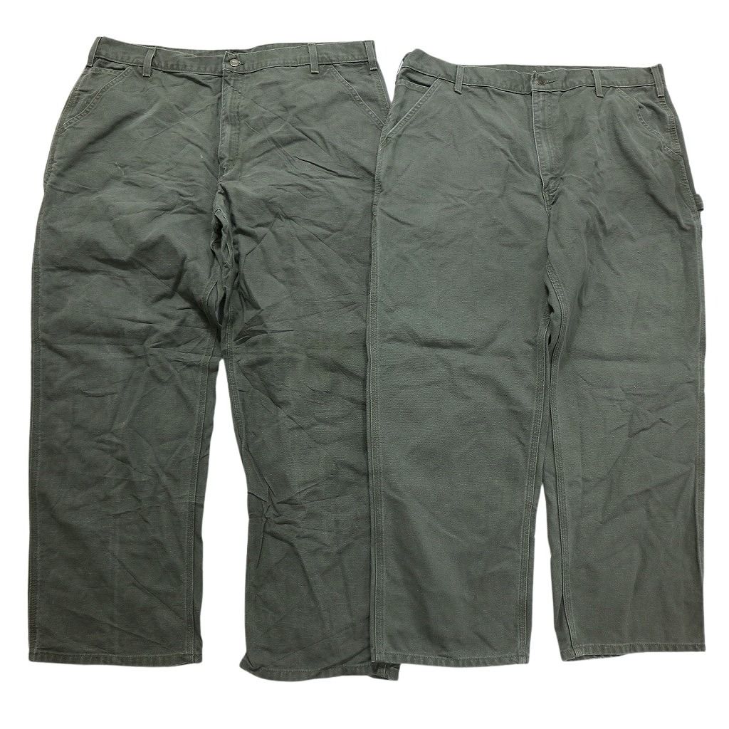 古着卸 カーハート Carhartt ダック ペインター パンツ 8枚セット メンズ 40 42 ワークパンツ ツールポケット 古着 NB9773 KIN-KAAI_COM