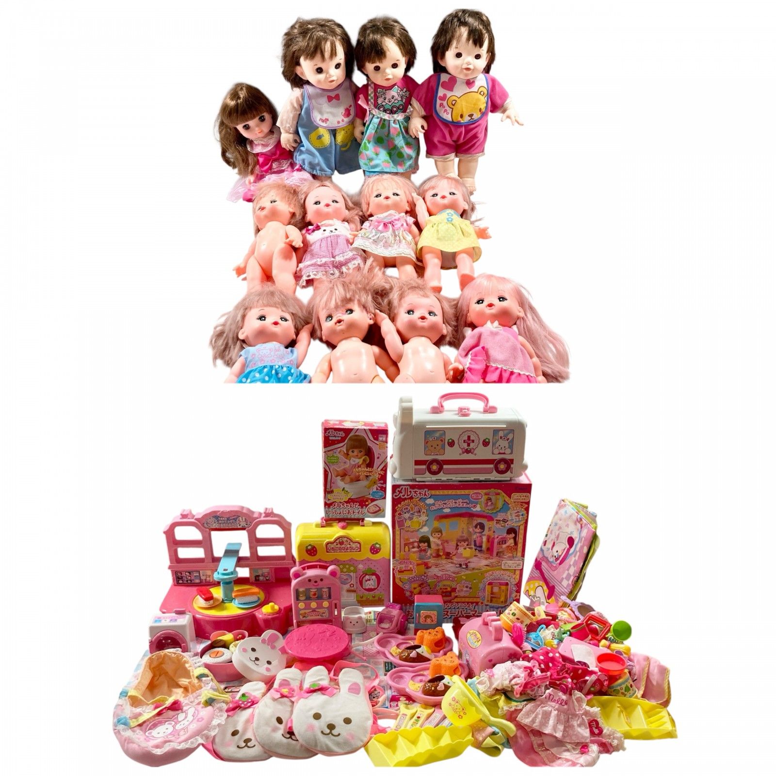 ☆ おせわだいすき メルちゃん ぽぽちゃん まとめ商品 人形12体