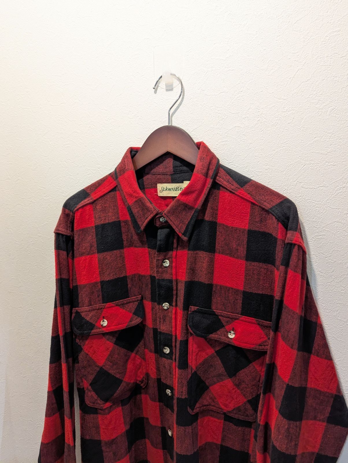 ブロックチェック 赤系