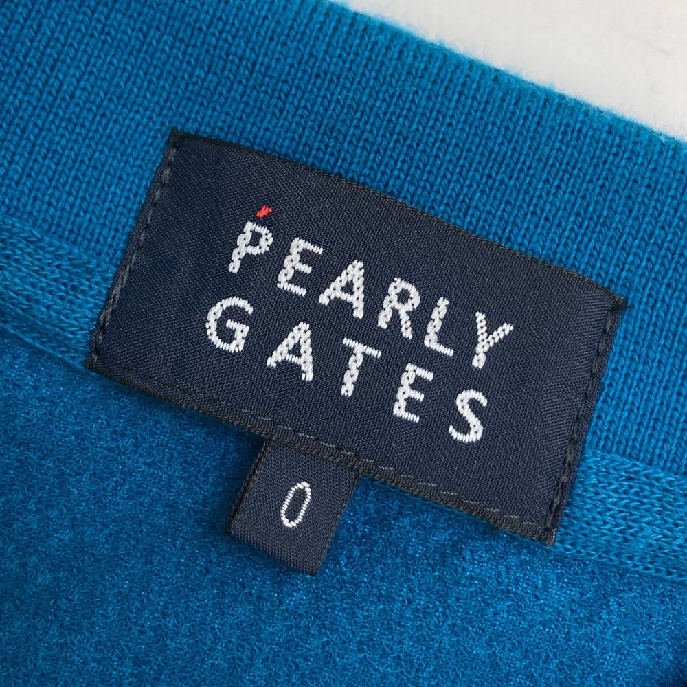 サイズ：0 PEARLY GATES パーリーゲイツ ノースリーブポロシャツ