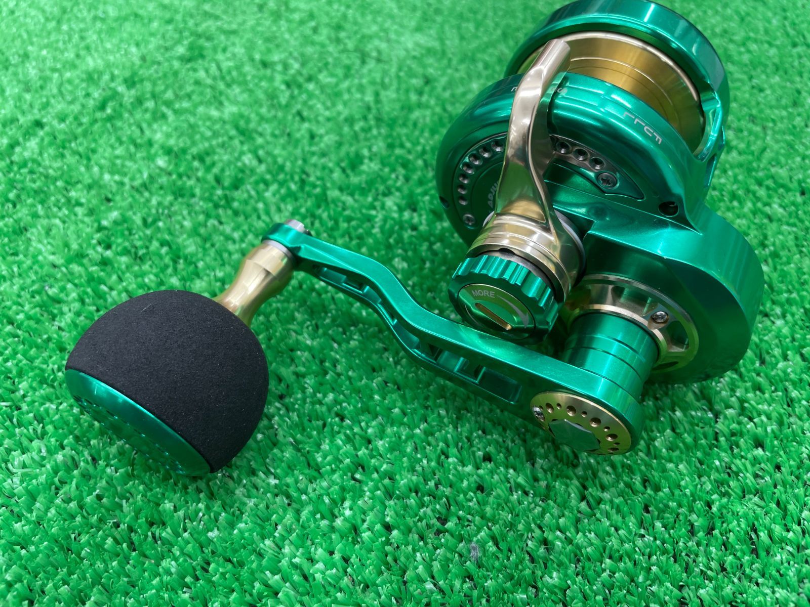  枚併 マクセル レイジ25 H グリーンゴールド ベイトリール(ルアー用) リール