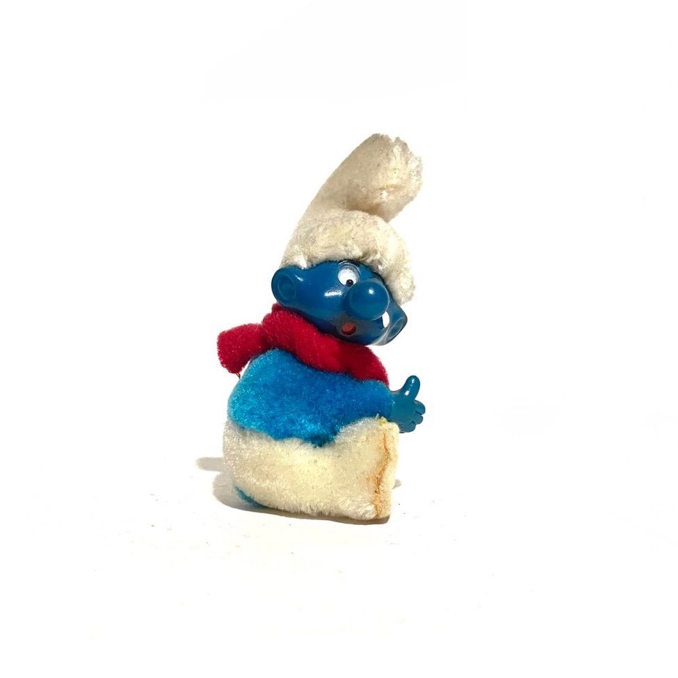 ヴィンテージ SMURF スマーフ ぬいぐるみ クリップドール - メルカリ