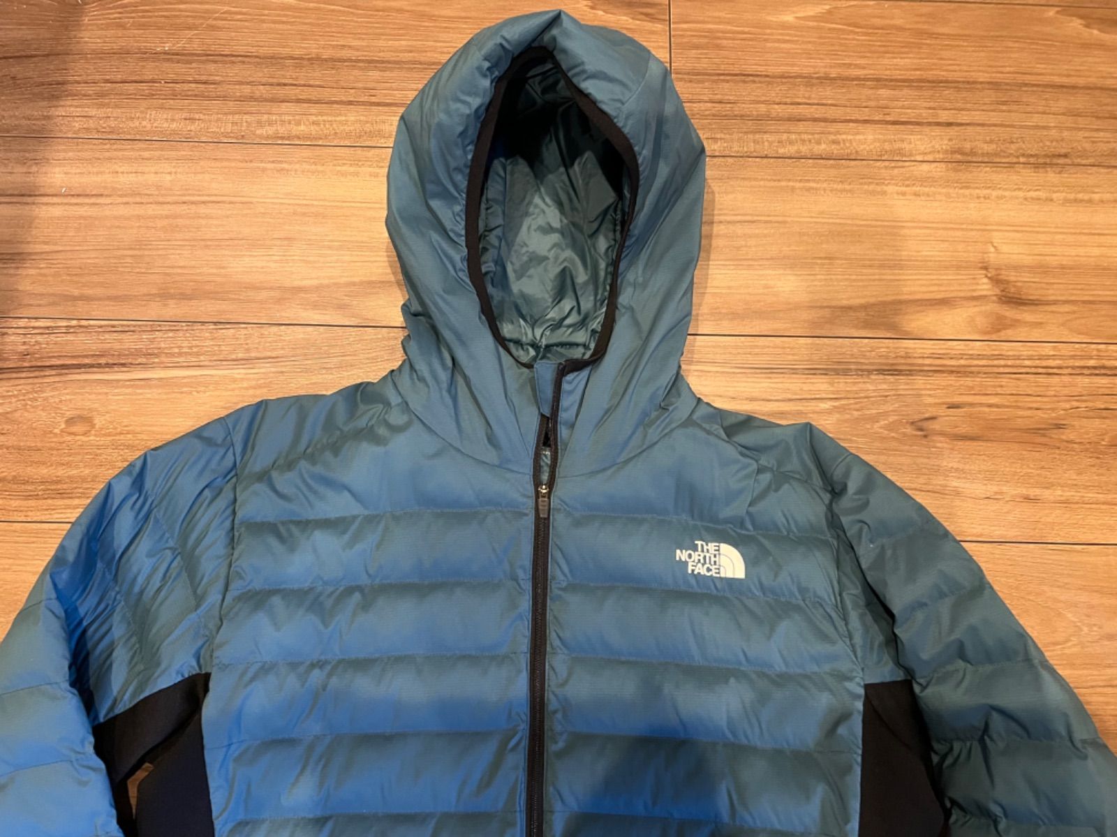 THENORTHFACEレッドランプロフーディNY81971希少品マラードブルーLサイズ