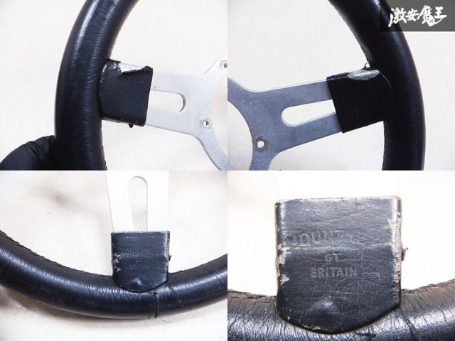 MOUNTNEYハンドル ◇希少◇ MOUNTNEY マウントニー GT BRITAIN 黒 革 レザー