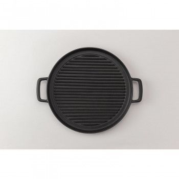 岩鋳 南部鉄器 グリルパン丸29 cm 23051