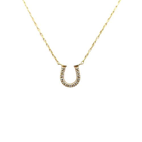 ティファニー Tiffany&Co. 750 メトロ ホースシュー ダイヤ 13P 