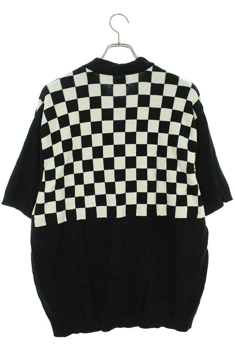 シュプリーム 22SS Checkerboard Zip Polo チェッカーボード ハーフ