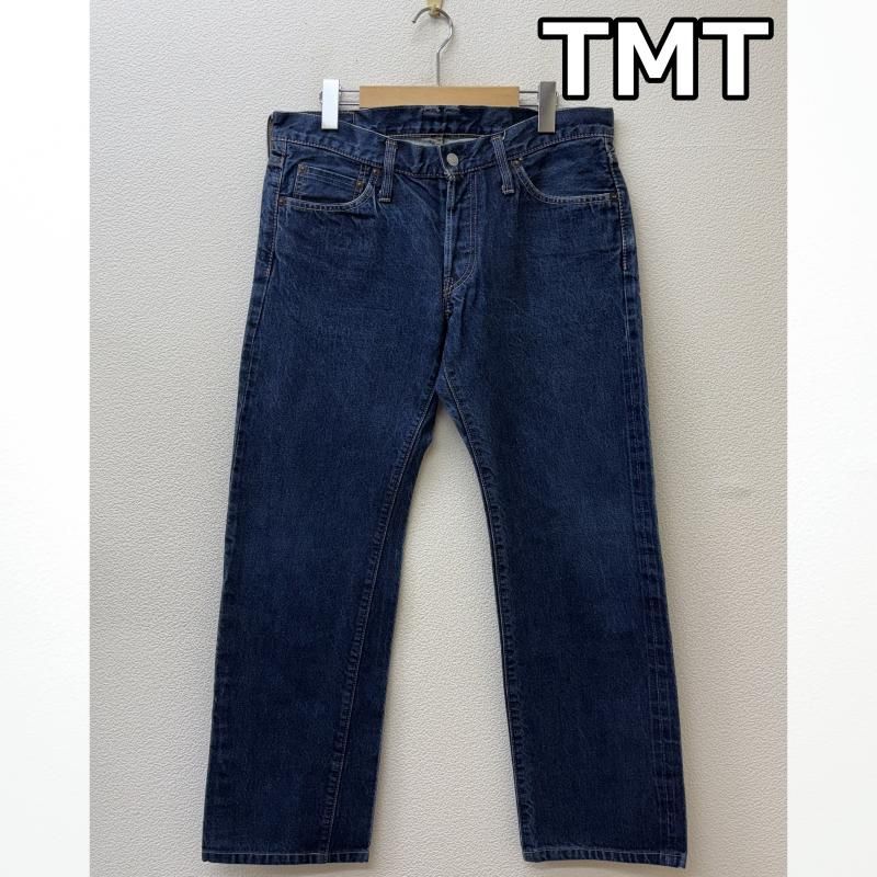 TMT ティーエムティー パンツ デニム ジーンズ TPT-F1103 隠しリベット Vステッチ 赤耳 セルビッチ デニム ストレート パンツ インディゴ