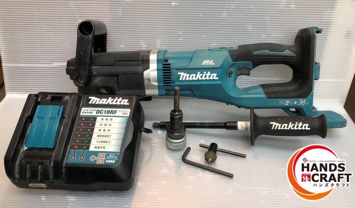 マキタ DA460D 13ｍｍ充電式アングルドリル 充電器 ケース付き 店頭展示 バッテリーなし