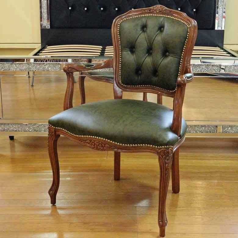 ダイニングテーブル3点 80cm 象嵌 イタリア 本皮 アームチェア 肘付 円形 ダイニングテーブル3点 80cm 象嵌 イタリア 本皮 アームチェア